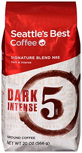Seattle's Best Level 5 Ground Coffee, 20 Ounce, 6 Count