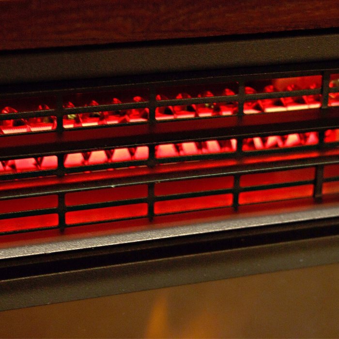 Bestmart INC 1500W Embedded Insert Electric Quartz Infrared Fireplace Heater Flame Logs W/ Remote Control N9