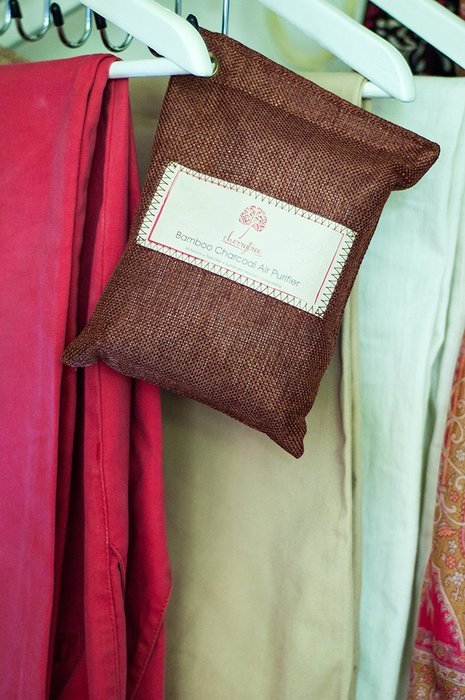 Bamboo Charcoal Air Purifier bags (2 x 8 oz bags). Natural air freshener - non-toxic, effective deodorizer keeps... N3