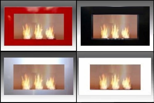 Gel + Ethanol Fire-Place - Diana - White (silver) N5