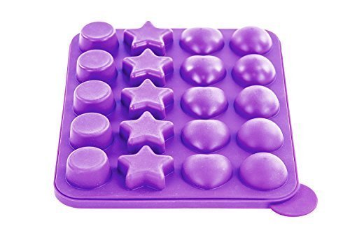 Nonstick Silicone Cake Pops / Baking Molds - Cake Pops Bakeware Set (2 Pcs) Purple