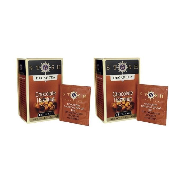 Stash Tea Decaf Chocolate Hazelnut Tea - 18 ct