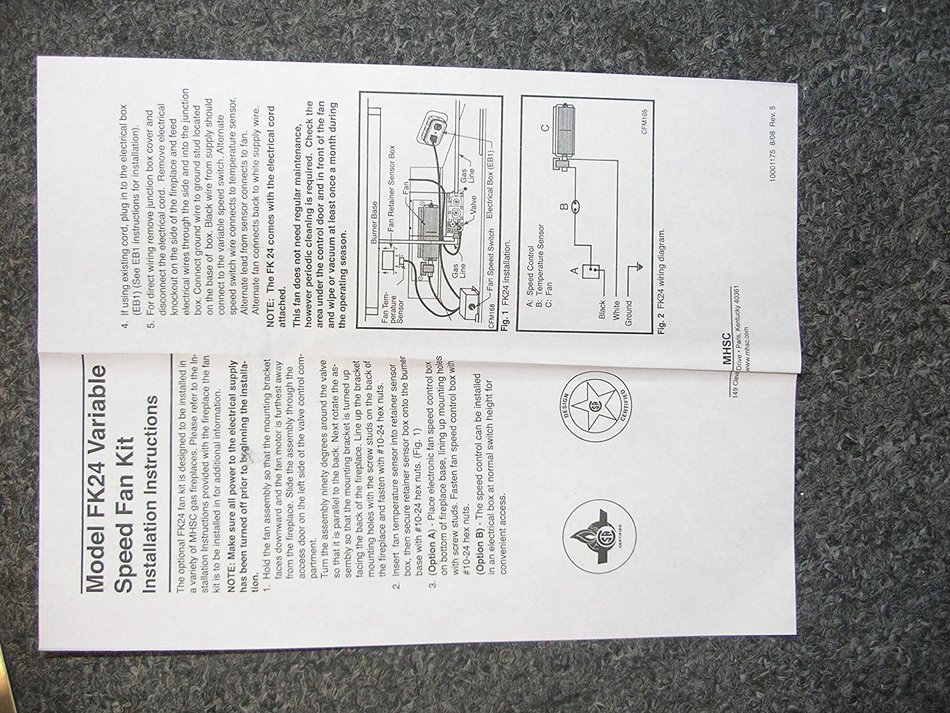 Majestic, Vermont Castings, Monessen, CFM FACTORY OEM Fireplace Fan Kit