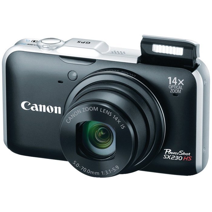 Canon PowerShot SX230 HS 12.1 MP CMOS Digital Camera with 14x Image Stabilized Zoom 28mm Wide-Angle Lens and 1080p...