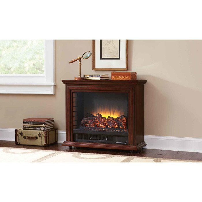 Portable Electric Fireplace Great for Home Decoration and Heating, Come with Free Gift of Nautical Coastal Book... N7