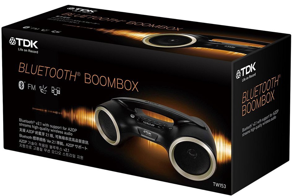 TDK Lor Bluetooth Wireless Speaker Mega Base Boom Box Tw153 N2