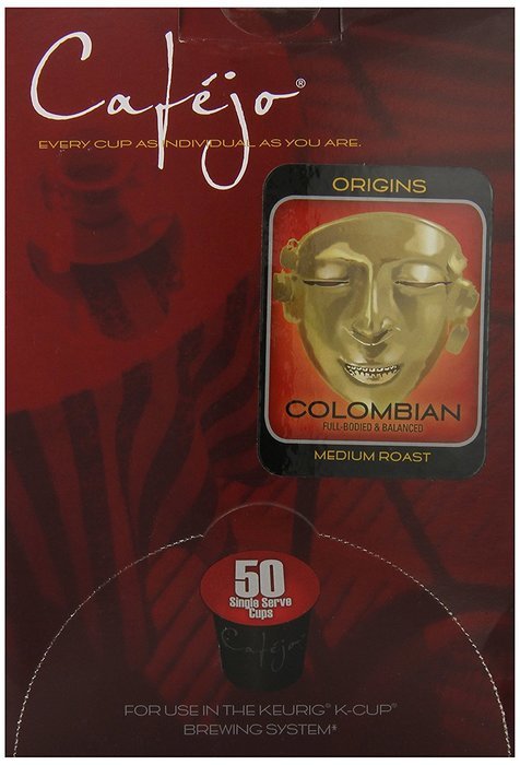 Cafejo K-Cups, Costa Rica Coffee, 50 Count N268