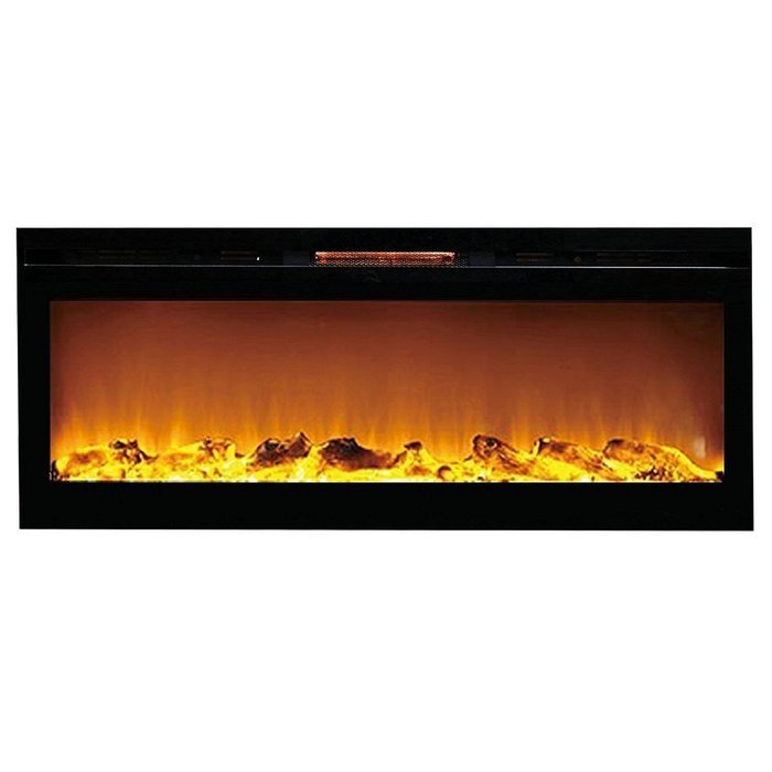 Gibson Living GL2050WL Sydney 50 Inch Log Recessed Wall Mounted Electric Fireplace