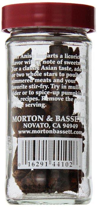Morton & Bassett Anise, .6-Ounce Jars (Pack of 3)
