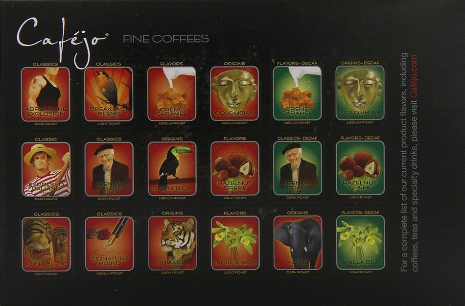 Cafejo K-Cups, Costa Rica Coffee, 50 Count N287