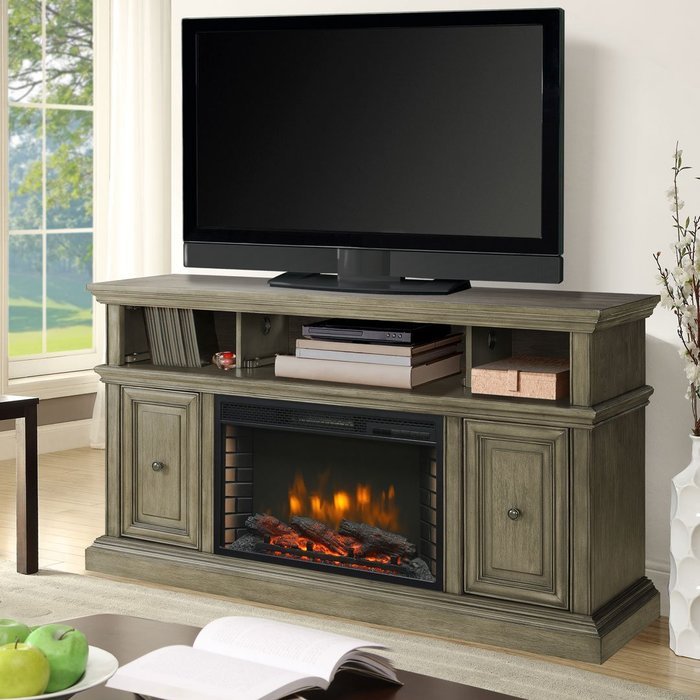 Muskoka 370-148-205 McCrea 53" Media Dark Weathered Grey Finish Electric Fireplace