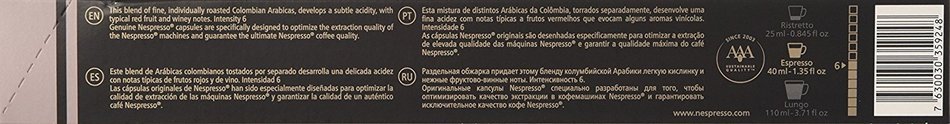 Nespresso OriginalLine: Rosabaya, 50 Count N4