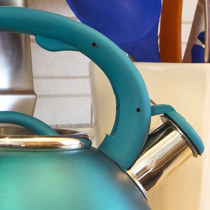 Primula Avalon Whistling Kettle - Whistling Spout, Locking Spout Cover, and Stay-Cool Handle - Stainless Steel... N2