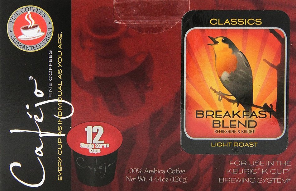 Cafejo K-Cups, Costa Rica Coffee, 50 Count N310