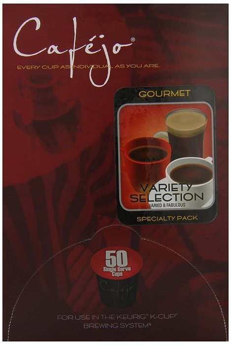 Cafejo K-Cups, Costa Rica Coffee, 50 Count N318