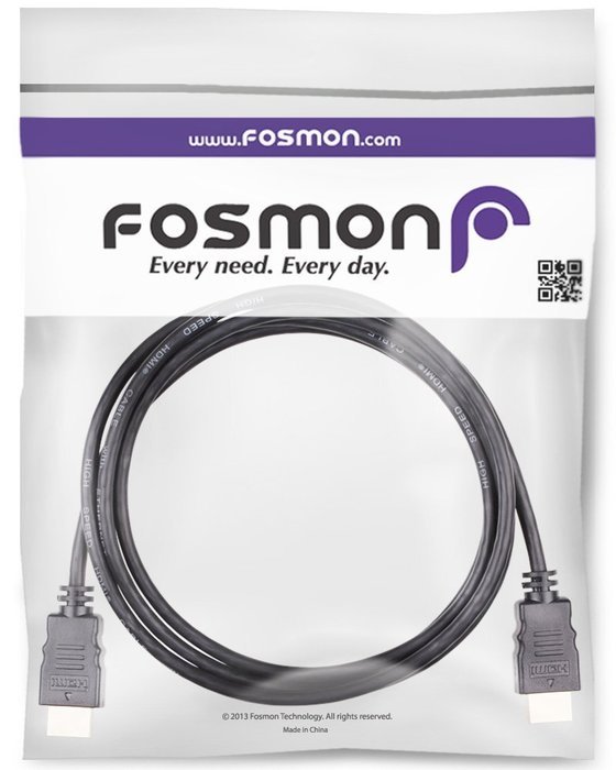 HDMI Cable, HDMI Cable 10 FT, Fosmon Gold-Plated High Speed HDMI Cable [4K Resolution | Support 3D | Ethernet... N15
