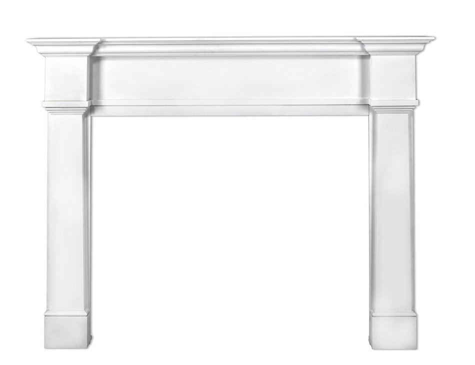 Pearl Mantels 550-56 Richmond Paint Grade Fireplace Mantel, Interior Opening 56-inch Wide by 42-inch High