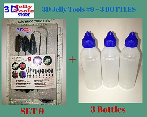 3D Jelly Cake Tools - Type 9 and 3 Bottle 3D Jelly Tools not include needle