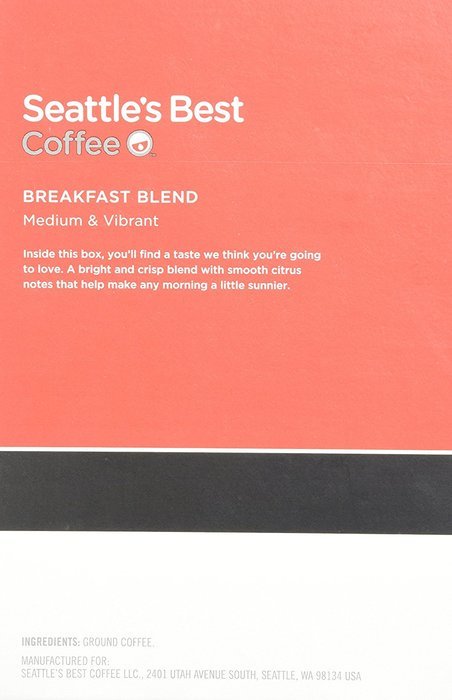 Seattle's Best Coffee Breakfast Blend K-cup 16 Packs N2