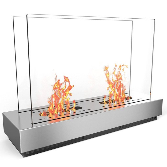 Elite Flame Phoenix Free Standing Ventless Ethanol Fireplace