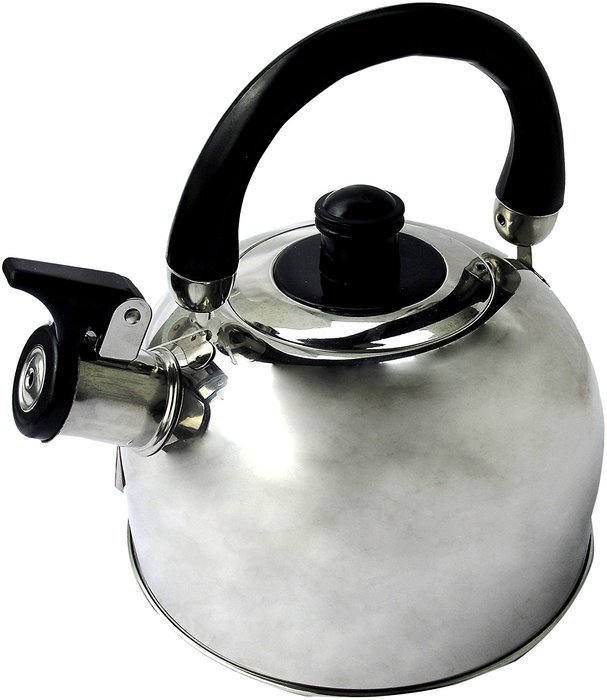 Benecasa Stainless Steel Tea Kettle with Whistling and Removable Lid, 2.5-Quart