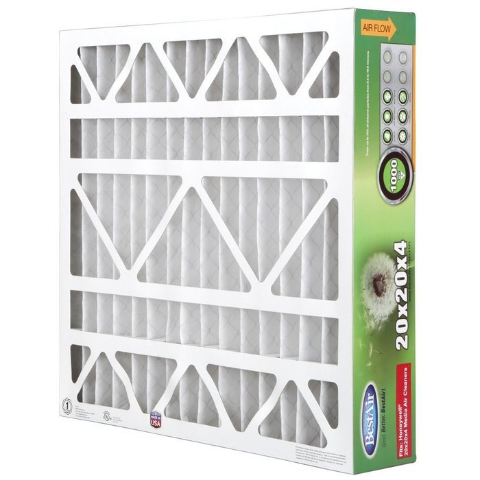 BestAir HW2020 Honeywell Pleated Filter 20X20X4 N3