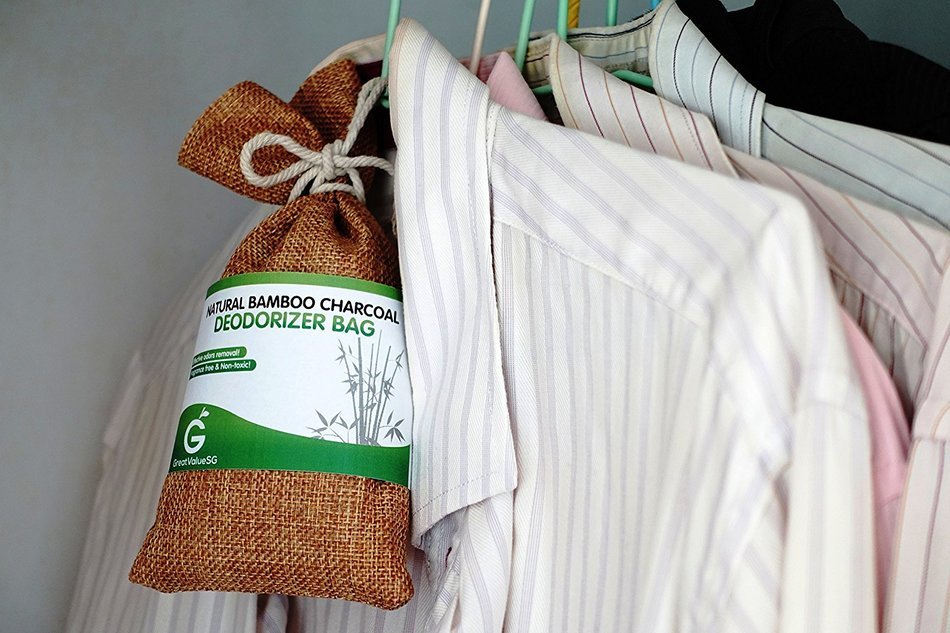 BUY MORE SAVE MORE Great Value SG Bamboo Charcoal Deodorizer Bag, Best Air Purifiers for Smokers & Allergies,... N33