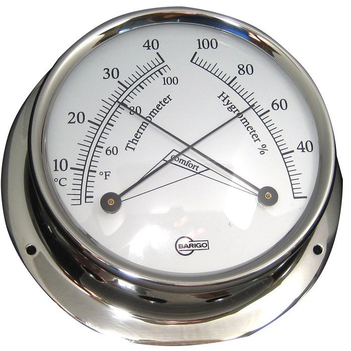Barigo 983RFPO Sky Series Ships Comfor tmeter, Stainless Steel