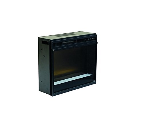 Signature Design by Ashley W100-02 Entertainment Accessories Collection Fireplace Insert, Black
