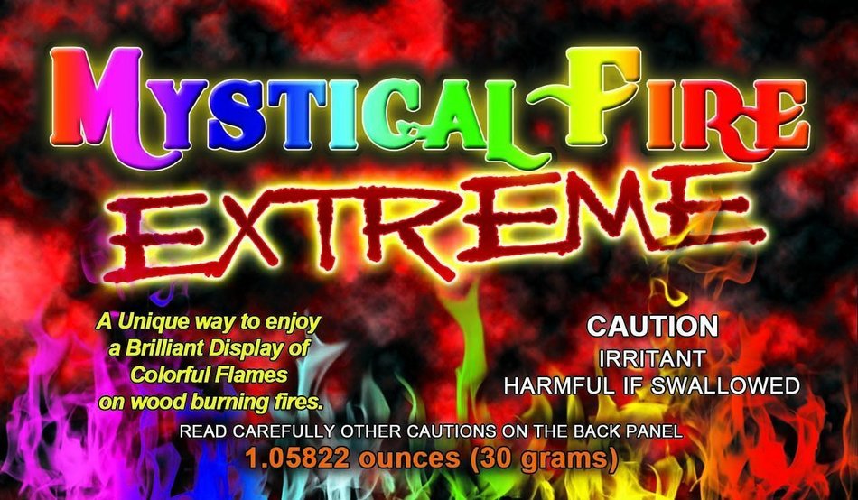 Mystical Fire Campfire Fireplace Colorant 0.882 oz Packets 12 Pack N2
