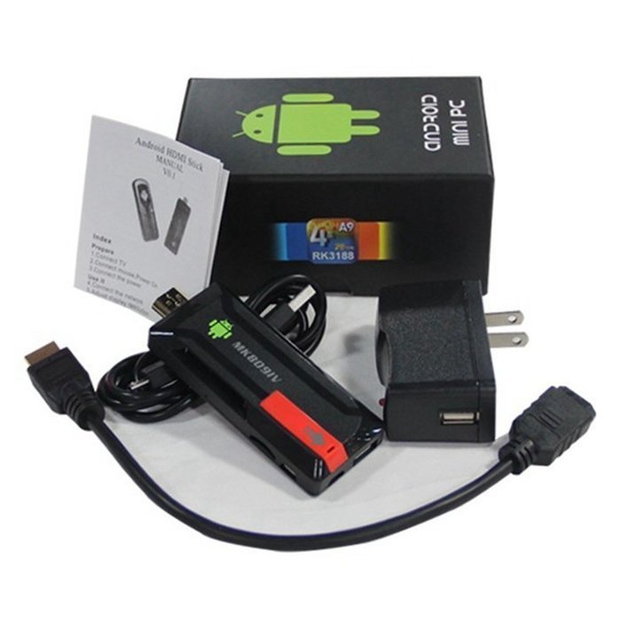 Vality Quad Core RK3188 MK809 IV Android 4.4.2 kit 2GB 8GB Bluetooth Wifi Google HDMI TV Box