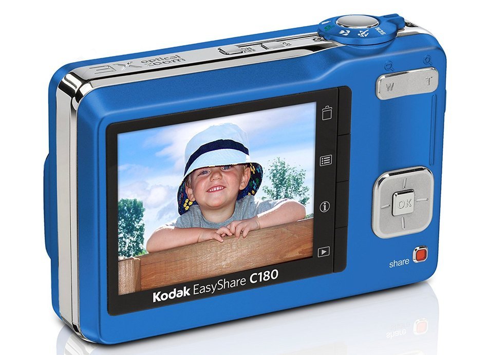 Kodak EasyShare C180 10.2MP Digital Camera with 3x Optical Zoom and 2.4