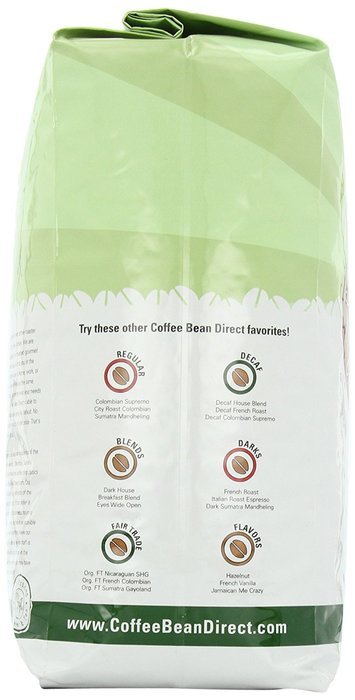 Dark Brazilian Santos, Whole Bean Coffee, 5 Pound Bag N33