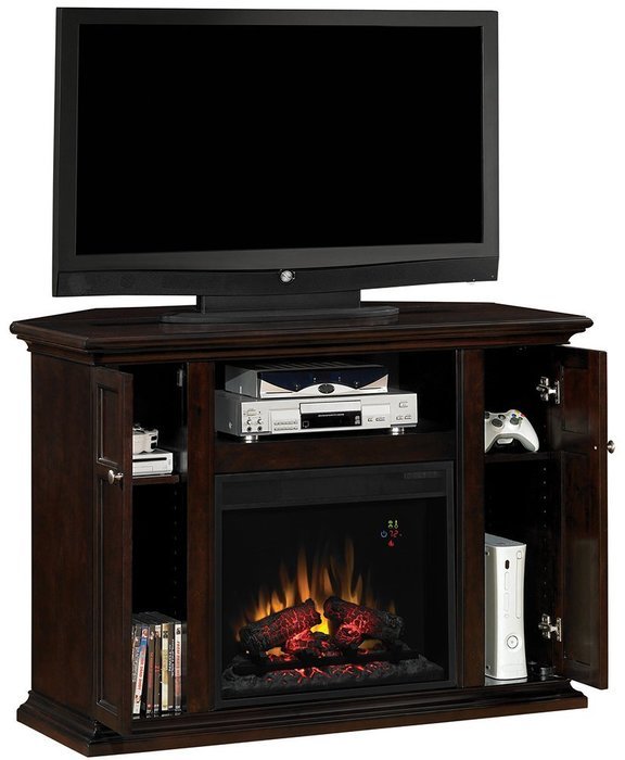 ClassicFlame 23DE379-E451 23" Wall or Corner TV Stand for TVs up to 50" (Electric Fireplace Insert sold separately) N3
