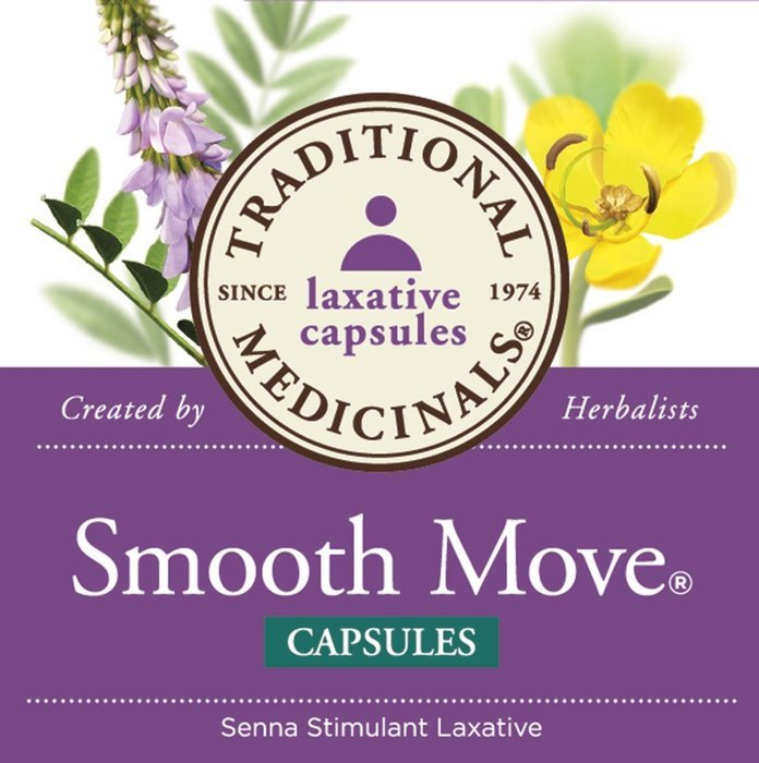 Traditional Medicinals Smooth Move Senna Capsules, 50 Count N2