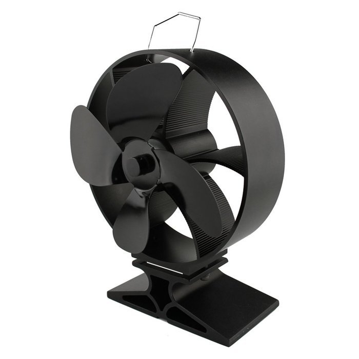 Neat834 Heat Powered Stove Fan, 4 Blades Round Wood Burning Stove Fan, High Airflow & Silent Performance, Save... N2