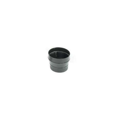 Copperfield 73470 24-ga Snap-Lock Black Stovepipe 5 Inch To 6 Inch Increaser, Crimp On Small End