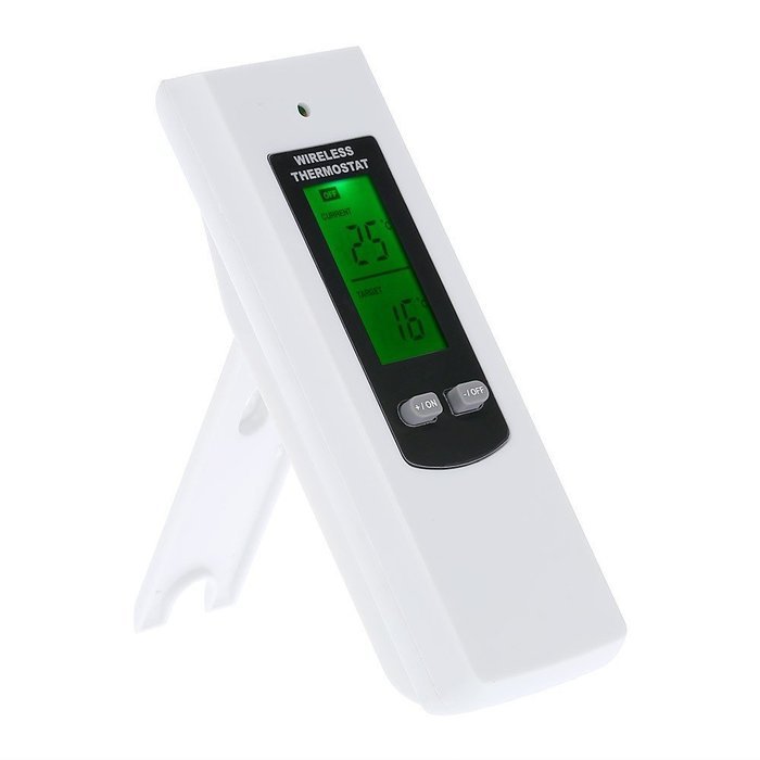 Hense Mini Digital Wireless Remote Control Plug In Thermostat Hydroponic Temperature Indoor Humidity MeterHT21... N4