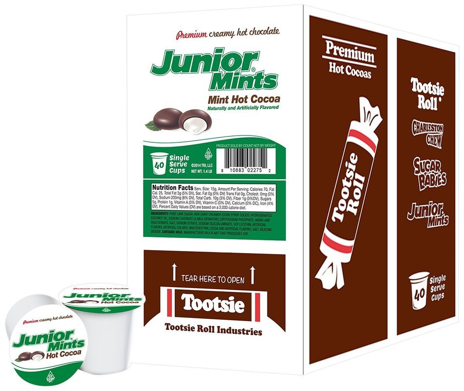 Junior Mint Hot Cocoa for Keurig K-Cup Brewers, 40 Count N47