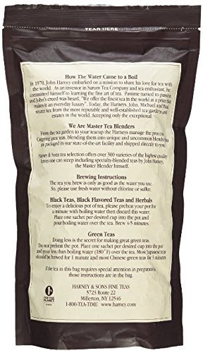 Harney and Sons Earl Grey Supreme Tea Sachet Bag, 50 Count