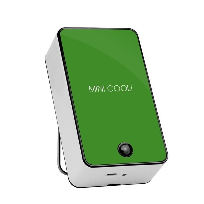 Itopfox Portable Mini Air-Conditioning Fan USB Rechargable Small Desktop Fan BU