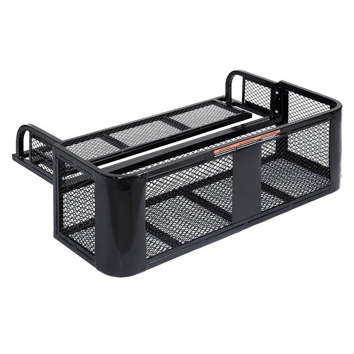 ATV UTV Universal Rear Drop Basket Rack Steel Cargo Hunting