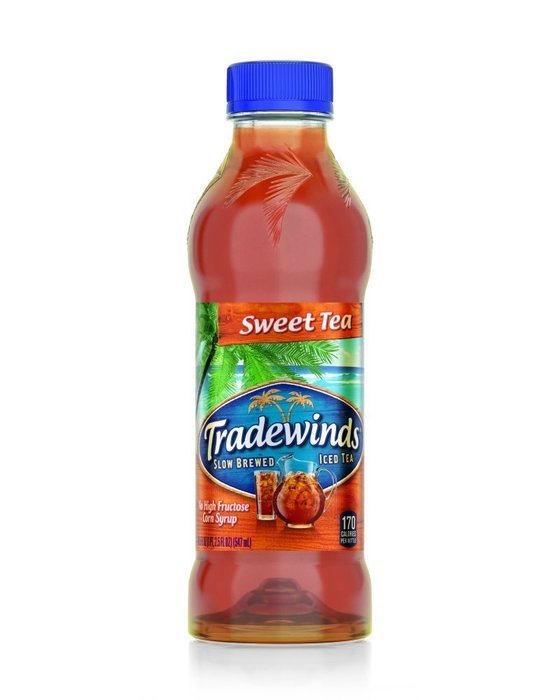 Tradewinds Slow Brewed Iced Tea, Sweet Tea 18.5-ounce plastic bottles (Pack of 12) N2