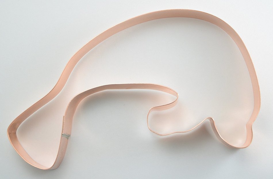 Manatee Copper Cookie Cutter N4