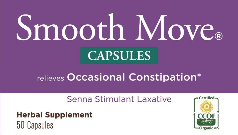 Traditional Medicinals Smooth Move Senna Capsules, 50 Count N5