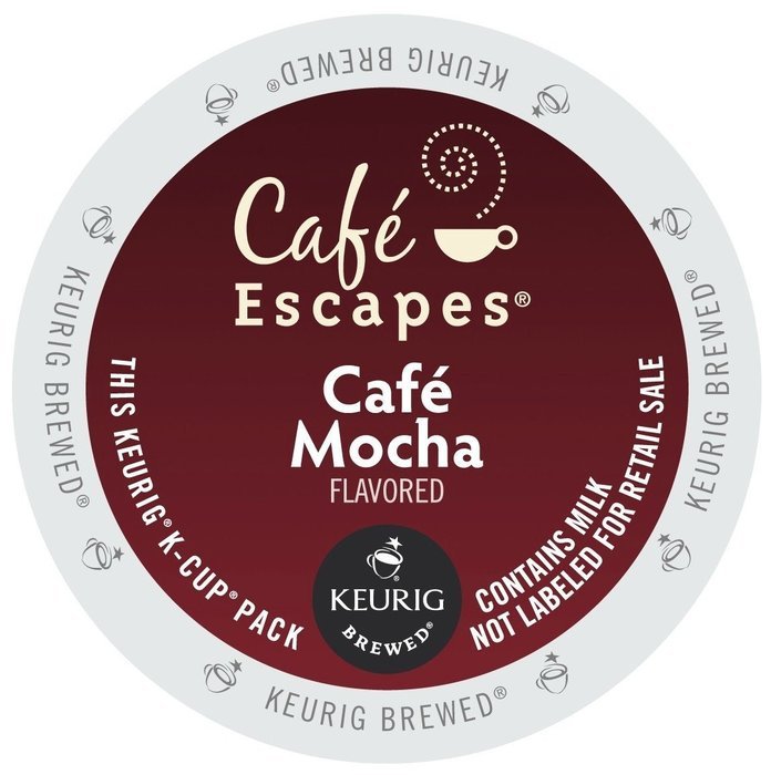 Cafe Escapes Cafe Mocha 12 Count Keurig K-Cups N3