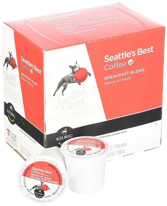 Seattle's Best Coffee Breakfast Blend K-cup 16 Packs N4