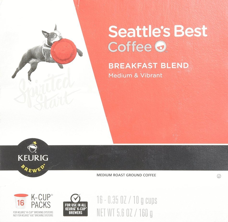 Seattle's Best Coffee Breakfast Blend K-cup 16 Packs N5