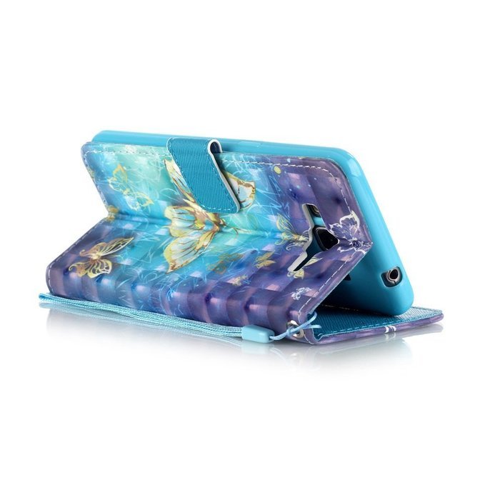 Samsung Galaxy Grand Prime Case,Yaheeda [3D Colored Drawing] [Flip Fit] Premium PU Leather Card-Slots Cash-Slots... N3