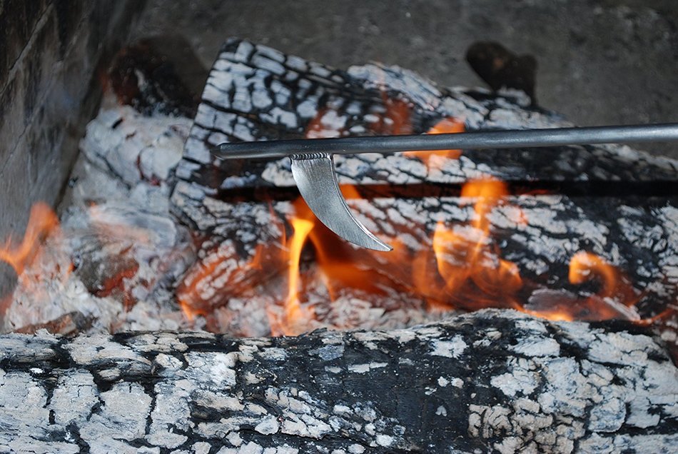 NEW Pro Fire Poker TM All Stainless H.D. 40 1/2 Long Hand Forged. N8